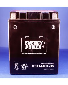 Kawasaki EX500-A Motorcycle Battery - CTX14AHL-BS
