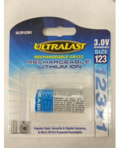 ULCR123R - RECHARGEABLE 123